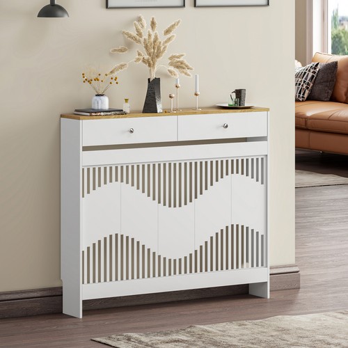 Radiator cover with drawers - cover,
