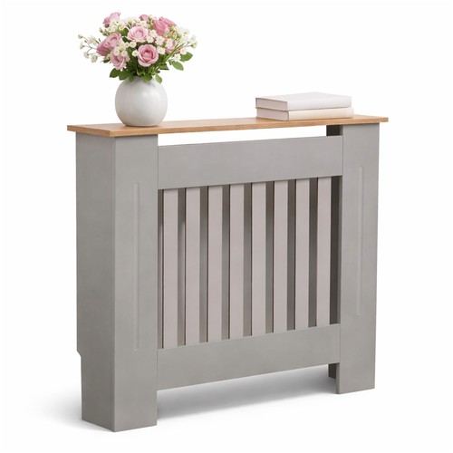 Grey wooden slatted - slatted, grill