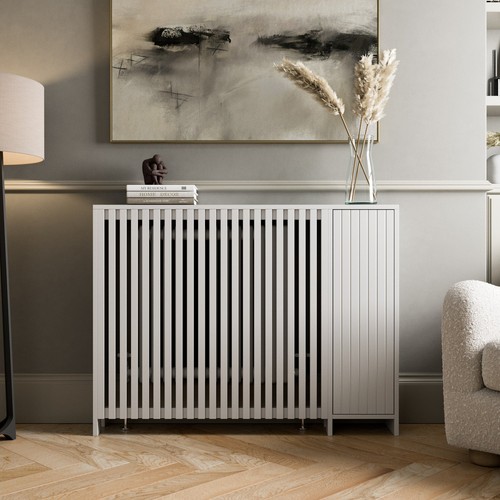 Radiator cover white - cover,