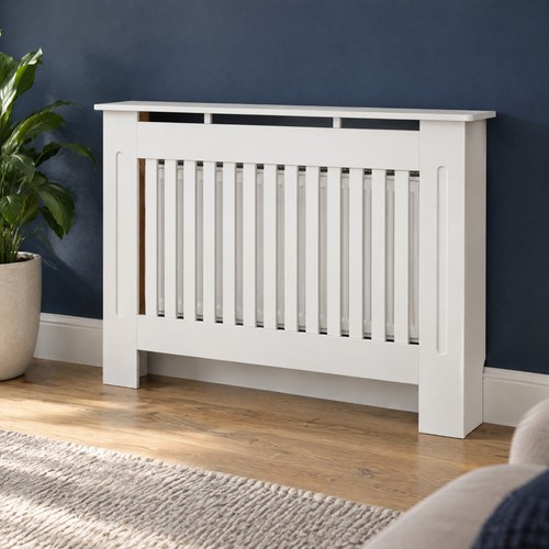 Radiator cover cabinet white - cover,