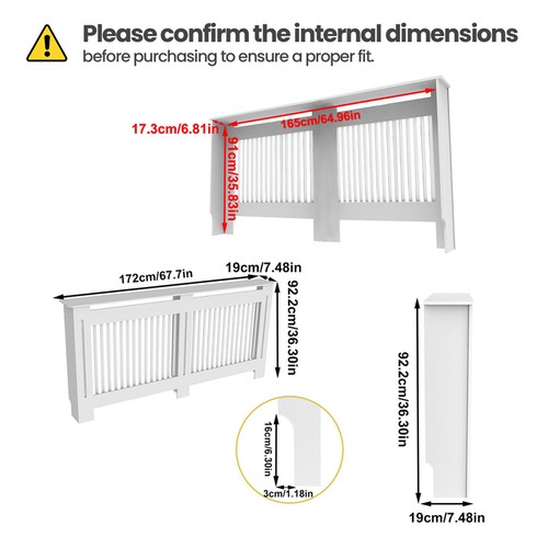 Extra tall radiator - radiator, cover