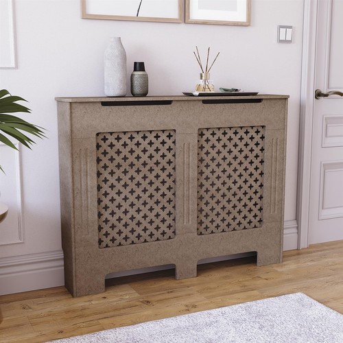 White radiator cover mdf small - radiator,