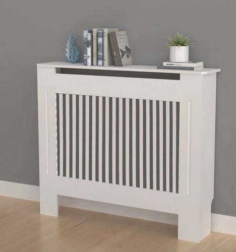 Small white radiator cover - small,