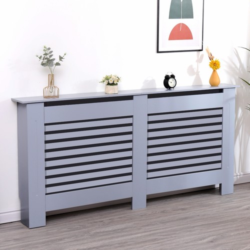 White radiator cover cabinet - radiator,