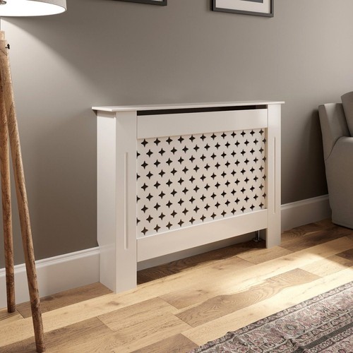 White radiator cover - radiator, grill