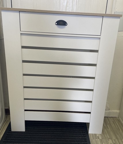 Homecom radiator cover white - homecom,
