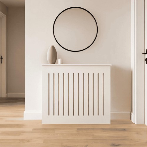 Radiator cover cabinet white - cover,