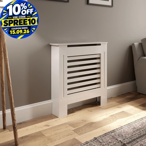 Radiator cover small white - small,