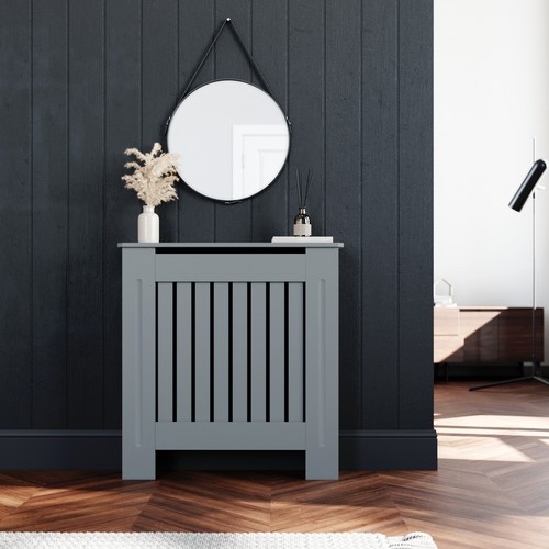 Radiator cover white grey - radiator, white/grey