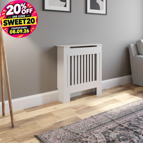 Radiator cover small white - small,