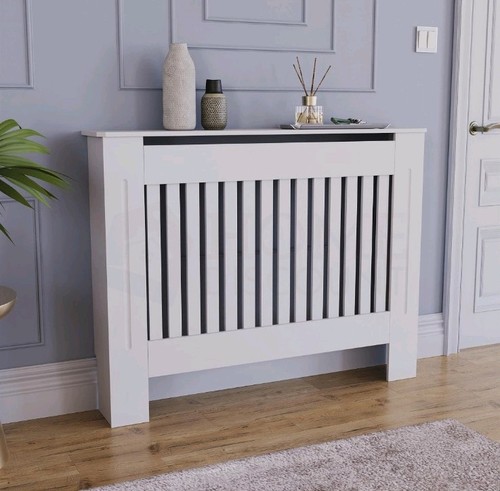 White radiator cover mdf - radiator, small