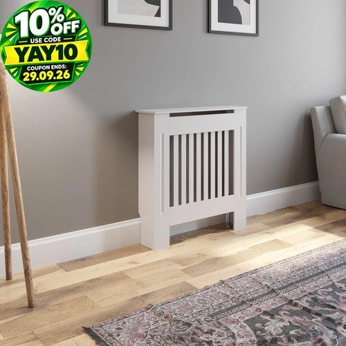 Radiator cover small white - cover,