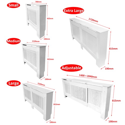 Radiator cover white - radiator,