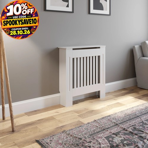 Radiator cover small white - small,