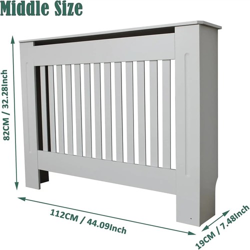 White radiator cover cabinet - white,