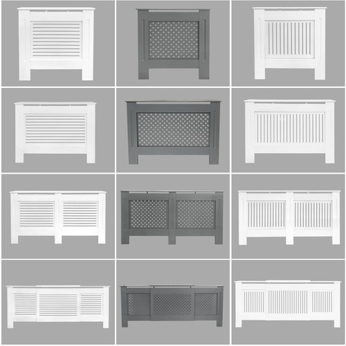 Radiator cover white grey - radiator,