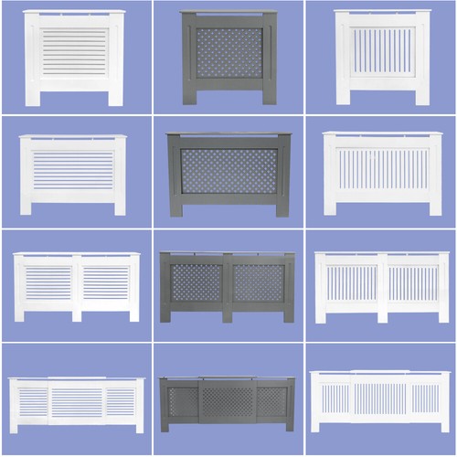 Radiator cover white grey - radiator,