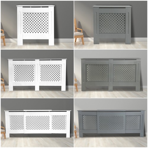 Radiator cover white grey - radiator,