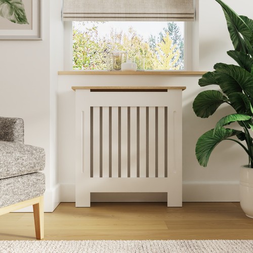 Longslow small white radiator - small,